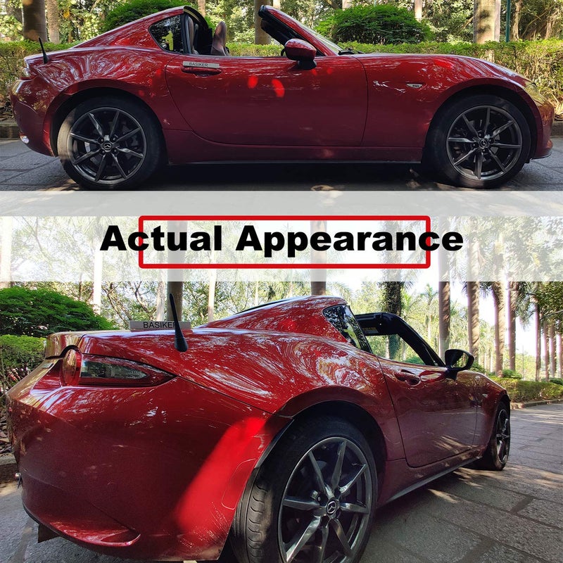 BASIKER 5 Inch Antenna - Short Radio Mast Antenna for 2006-2024 Mazda Miata MX-5 Accessories- Support for Car Wash Safe - Image 5